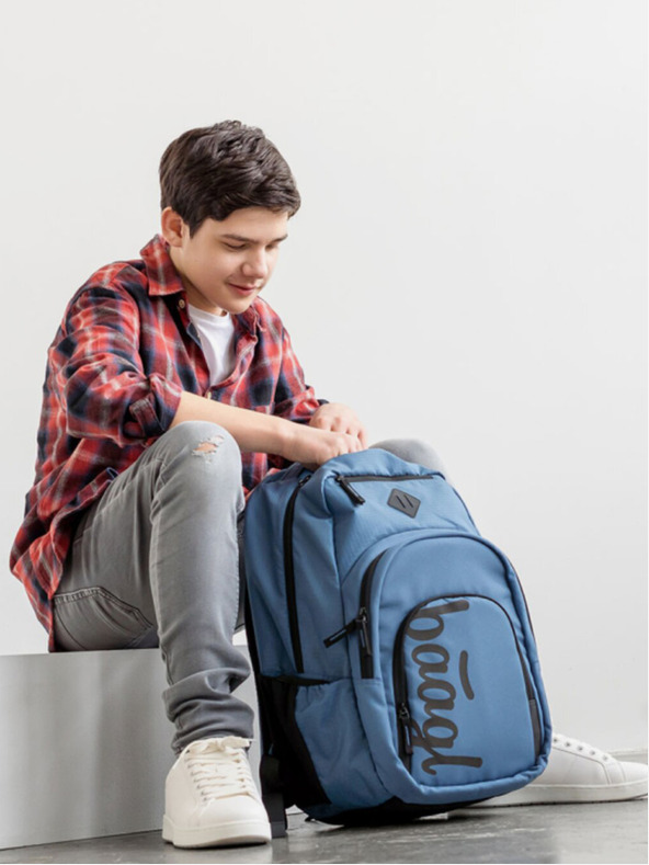 BAAGL  Modra šolska oprema - nahrbtnik, peresnica, torba Baagl Coolmate Ocean Blue