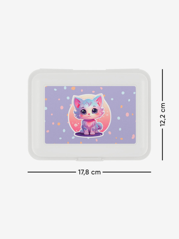 BAAGL  Bela škatla za malico Baagl Pets