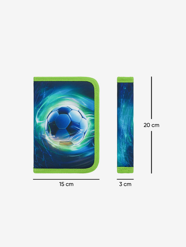 BAAGL  Zelena Šolski svinčnik enonadstropni Nogometna žoga Baagl