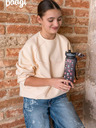 BAAGL  Siva tritanska steklenička za pitje panda, 500 ml Baagl