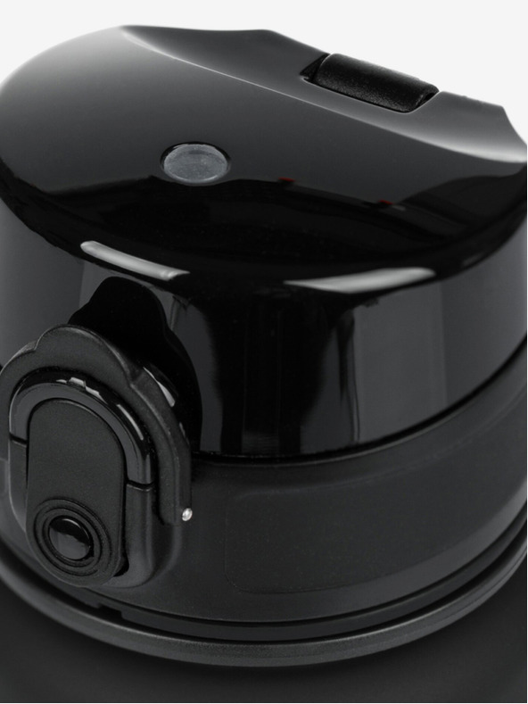 BAAGL  Črna tritanska steklenička za pitje z logotipom batmana, rdeča, 500 ml Baagl