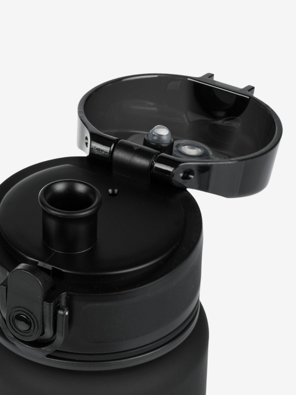 BAAGL  Črna tritanska steklenička za pitje z logotipom batmana, rdeča, 500 ml Baagl