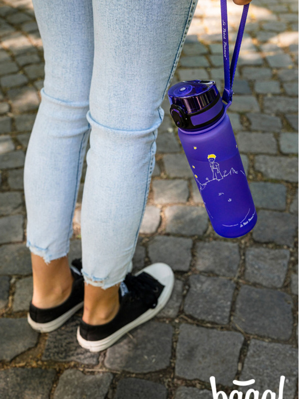 BAAGL  Vijolična tritan steklenička za pitje mali princ, 500 ml Baagl