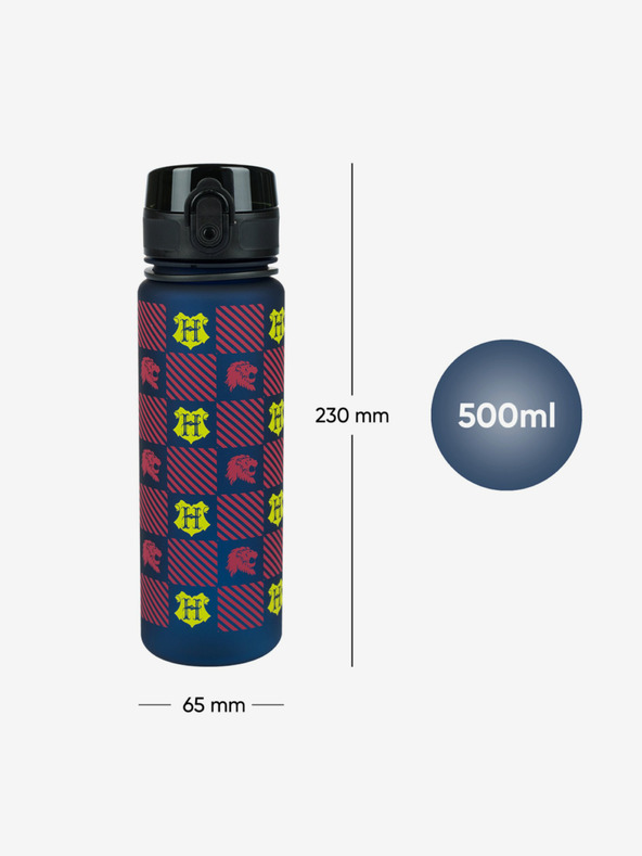 BAAGL  Modra tritanska steklenička za pitje harry Potter nebelvir, 500 ml Baagl