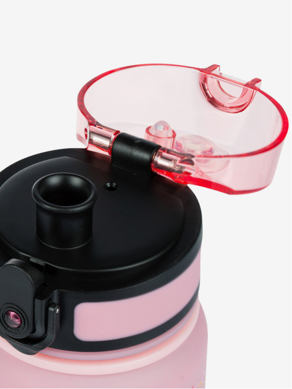 BAAGL  Roza tritanska plastenka za pitje z mavričnim gradientom, 350 ml Baagl