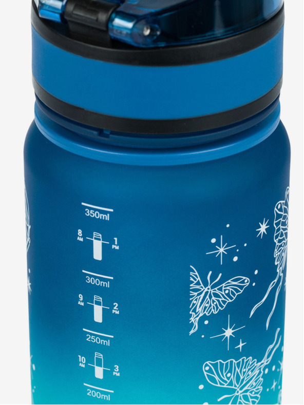 BAAGL  Modra tritanska steklenička za pitje z naklonom metulj, 350 ml Baagl