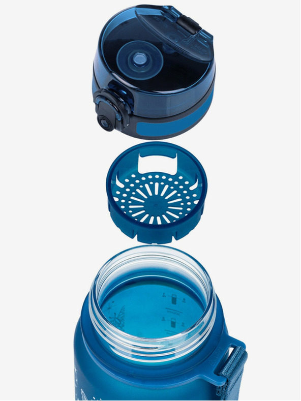 BAAGL  Modra tritanska steklenička za pitje z naklonom metulj, 350 ml Baagl