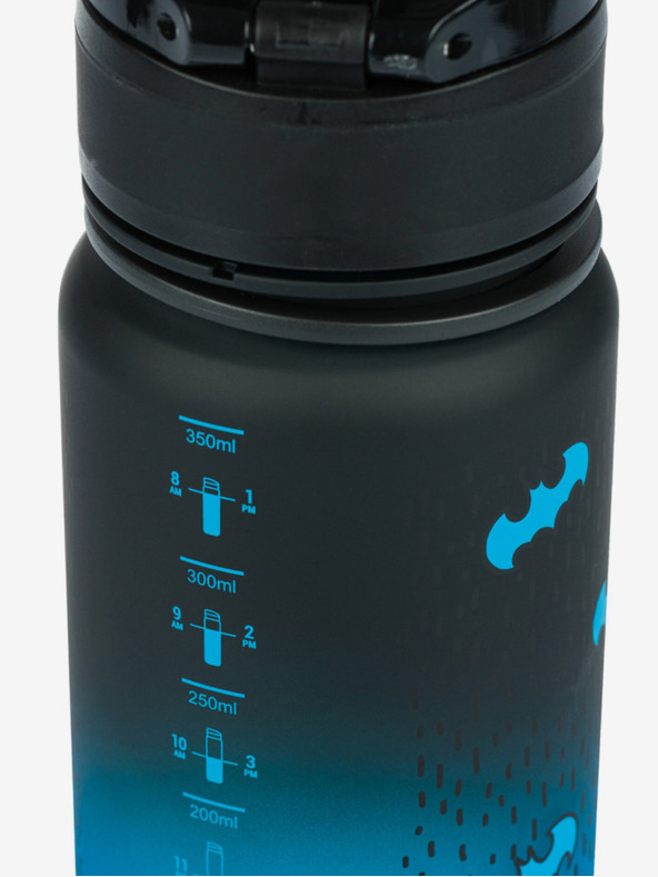 BAAGL  Črna tritanska plastenka za pitje z gradientom batman blue, 350 ml Baagl