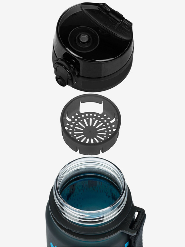 BAAGL  Črna tritanska plastenka za pitje z gradientom batman blue, 350 ml Baagl