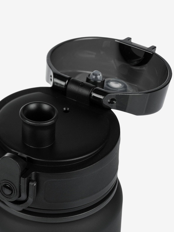 BAAGL  Črna tritanska steklenička za pitje z nagibom volk, 350 ml Baagl