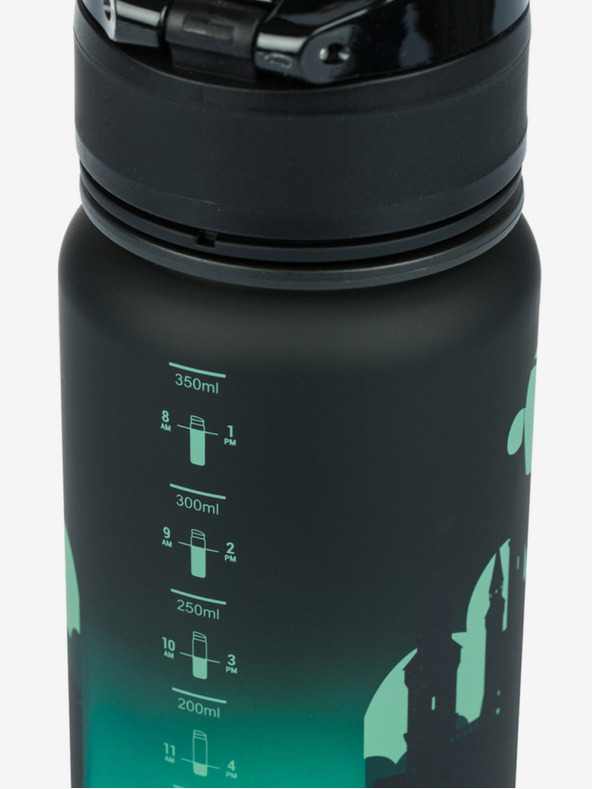 BAAGL  Črna tritanska steklenička za pitje z nagibom zmaj, 350 ml Baagl