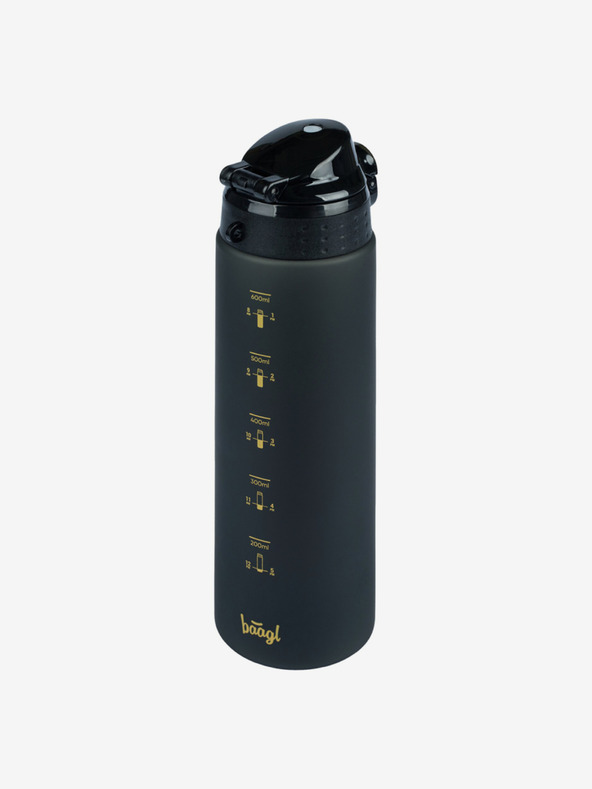 BAAGL  Črna steklenica za pitje iz tritana, zlata, 700 ml Baagl