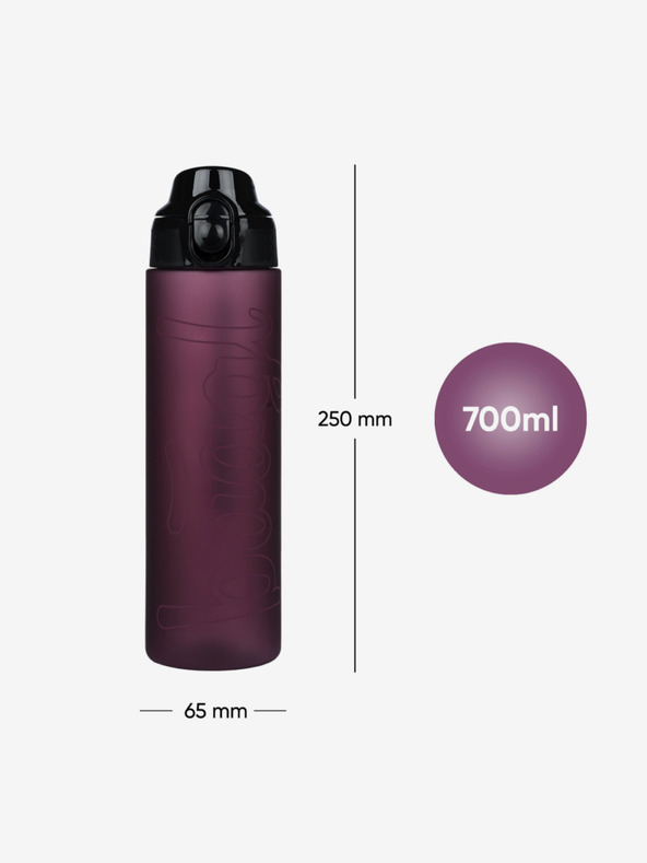 BAAGL  Rdeča tritanska steklenička za pitje, rubin, 700 ml Baagl