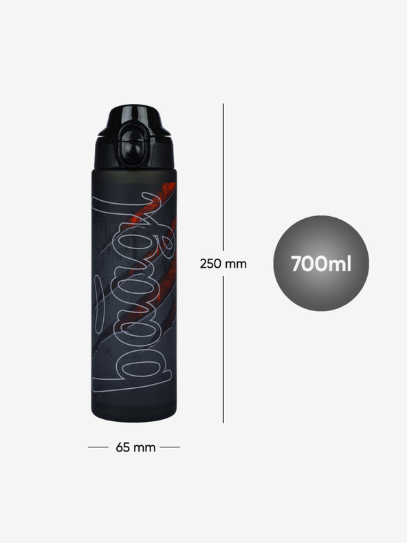 BAAGL  Siva tritanska steklenica za pitje lava, 700 ml Baagl