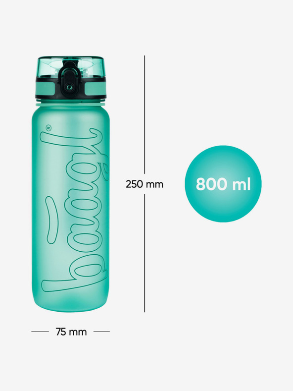 BAAGL  Zelena tritanska steklenička za pitje zelena, 800 ml Baagl