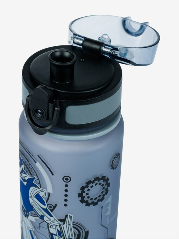 BAAGL  Siva tritanova steklenička za pitje roboti, 500 ml Baagl