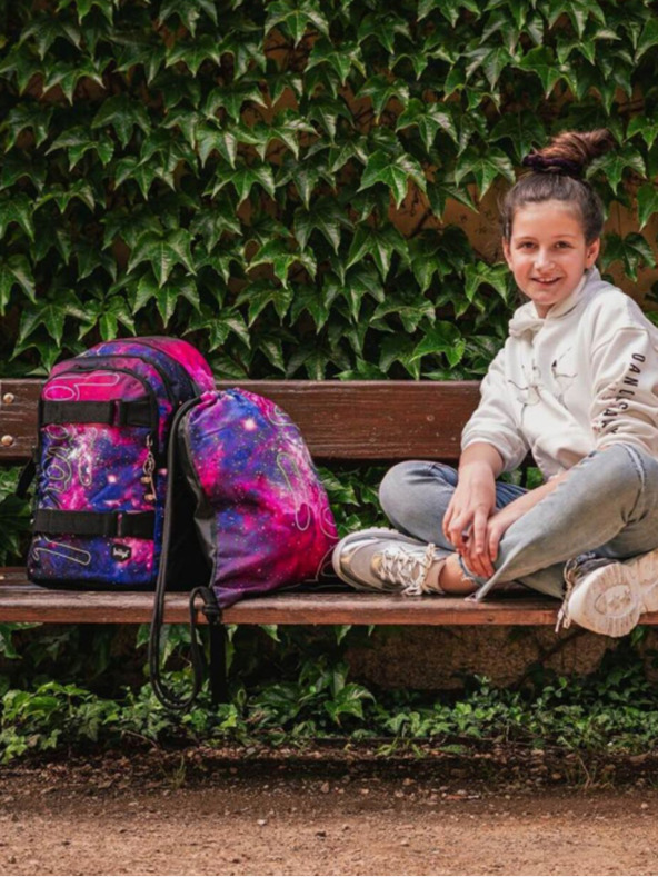 BAAGL  BAAGL Šolski nahrbtnik Skate Galaxy BAAGL