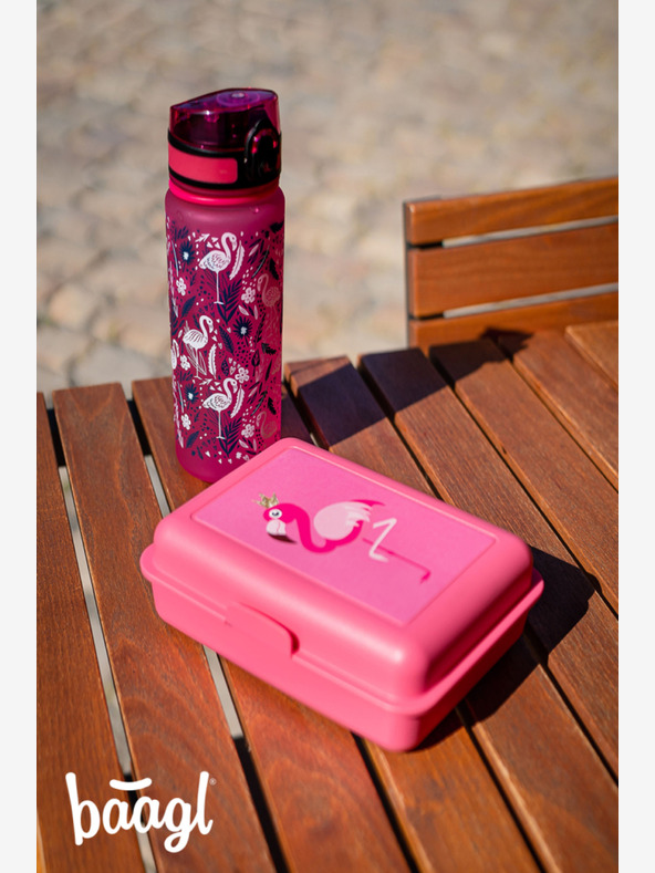 BAAGL  BAAGL Steklenička za pitje iz tritana Flamingo, 500 ml BAAGL