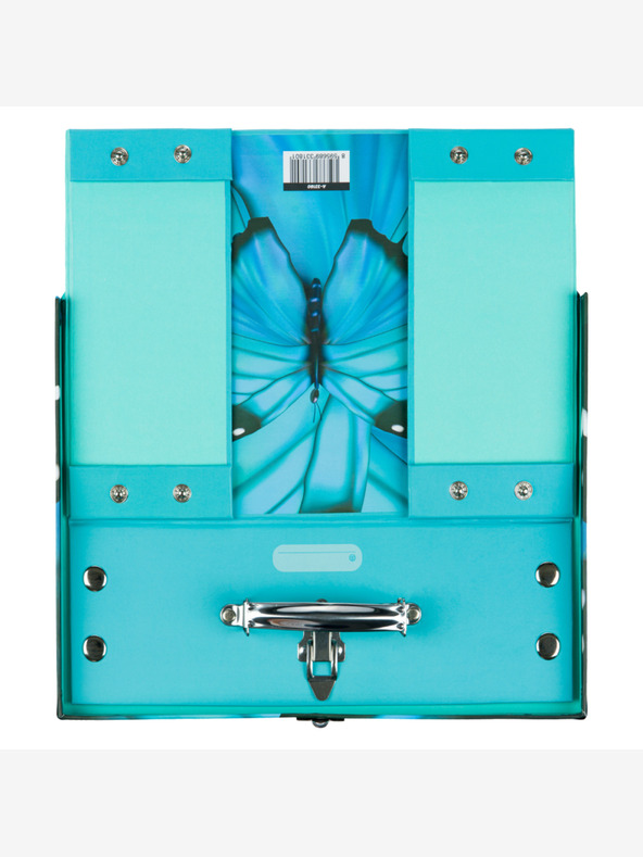 BAAGL  BAAGL Zložljiv šolski kovček Metulj s priborom BAAGL