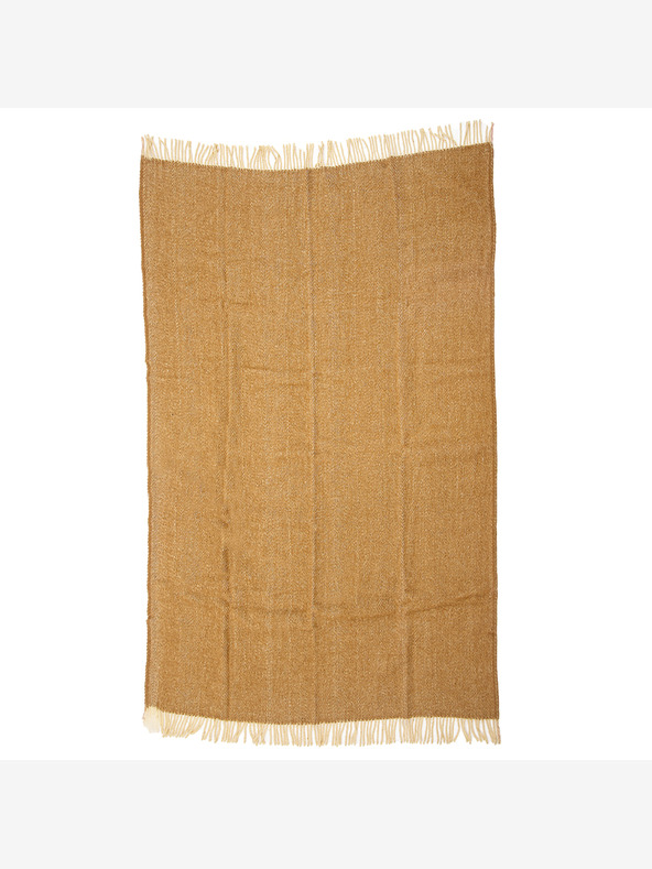 Balkanova Volnena odeja Elma XIV - peščeno rumena