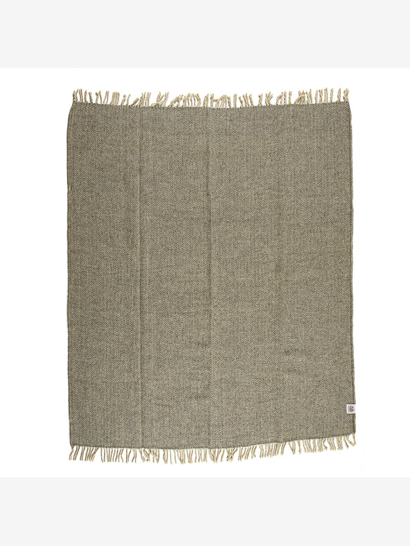 Balkanova Volnena odeja Elma IX - naravno siva