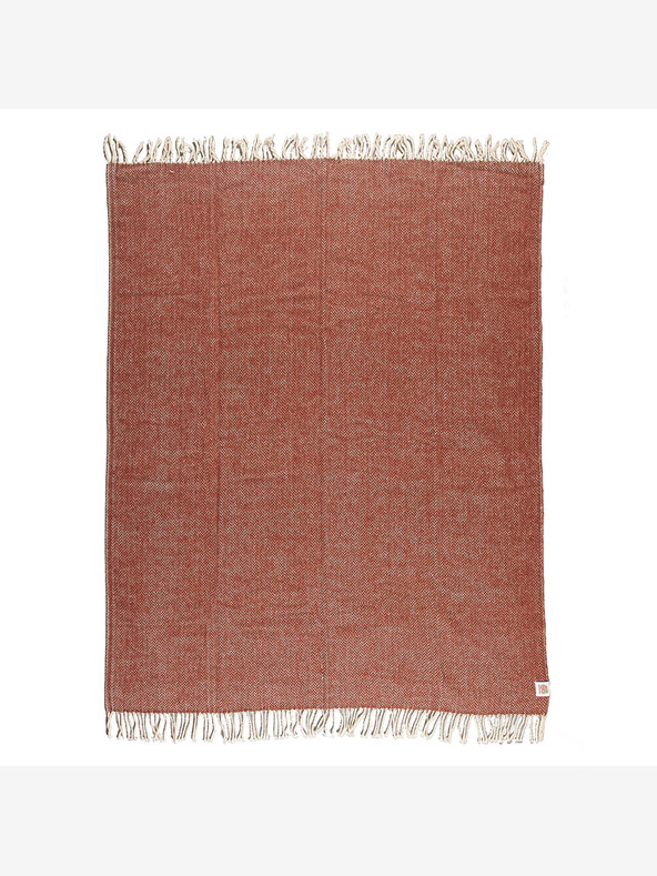 Balkanova Volnena odeja Elma V - bordo barva