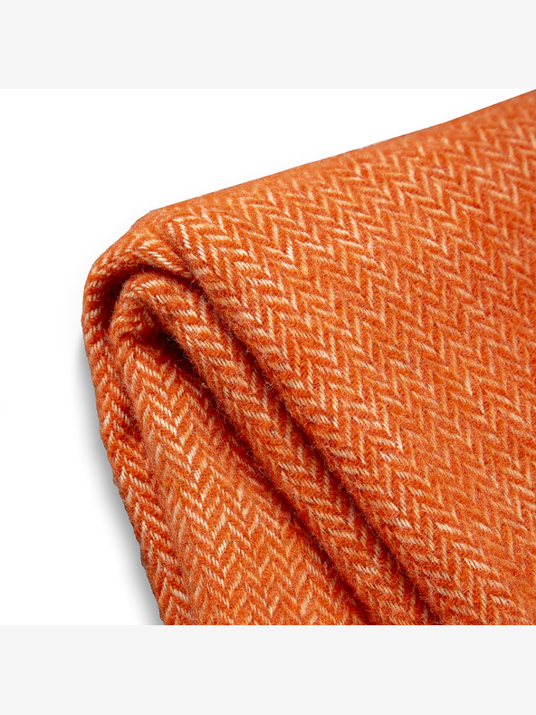 Balkanova Volnena odeja Elma II - oranžna