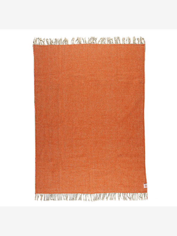 Balkanova Volnena odeja Elma II - oranžna