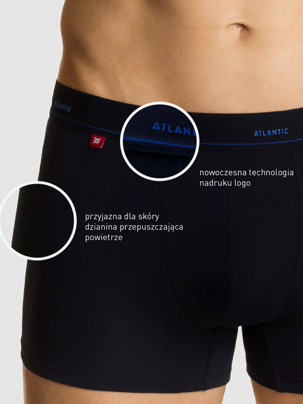 Atlantic Kakovostne moške bokserice ATLANTIC PREMIUM