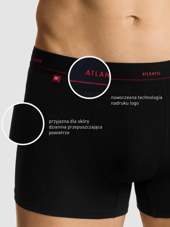 Atlantic Kakovostne moške bokserice ATLANTIC PREMIUM