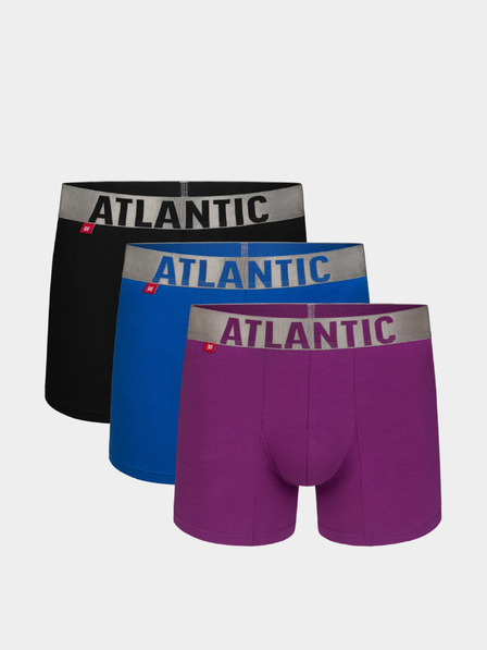 Atlantic Moške športne boksarske hlače ATLANTIC 3 pakiranja
