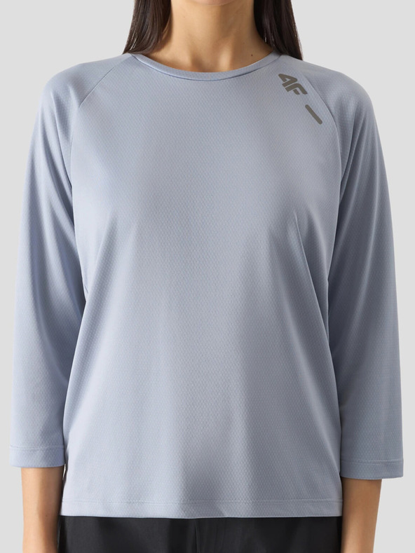 4F Ženska kolesarska majica z dolgimi rokavi za hitro sušenje 4F