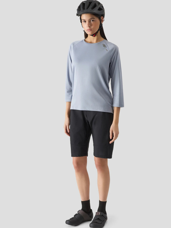 4F Ženska kolesarska majica z dolgimi rokavi za hitro sušenje 4F