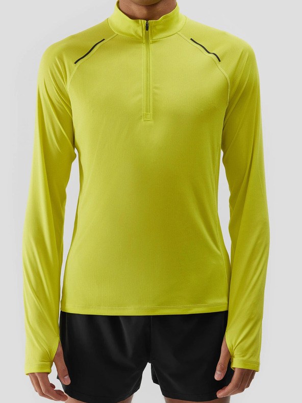 4F Moška tekaška majica s hitrim sušenjem z dolgimi rokavi 4F