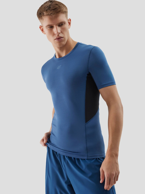 4F Moška športna majica tankega kroja iz recikliranih materialov 4F