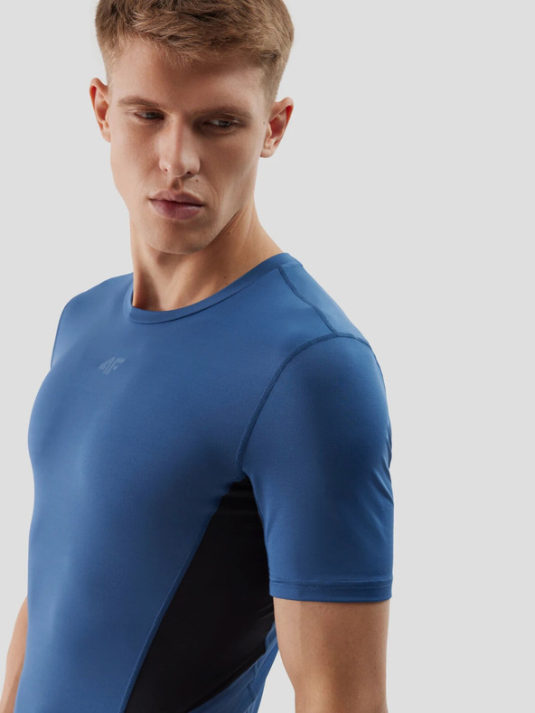 4F Moška športna majica tankega kroja iz recikliranih materialov 4F