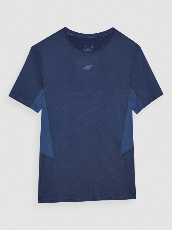 4F Moška športna majica tankega kroja iz recikliranih materialov 4F