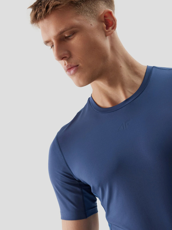 4F Moška športna majica tankega kroja iz recikliranih materialov 4F