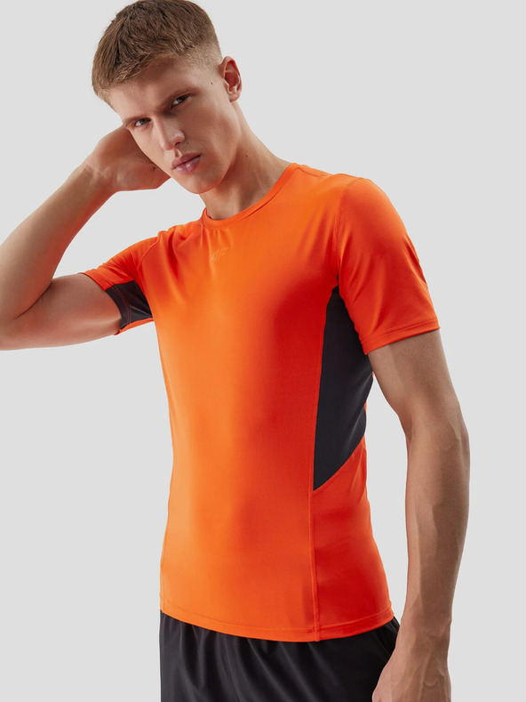 4F Moška športna majica tankega kroja iz recikliranih materialov 4F