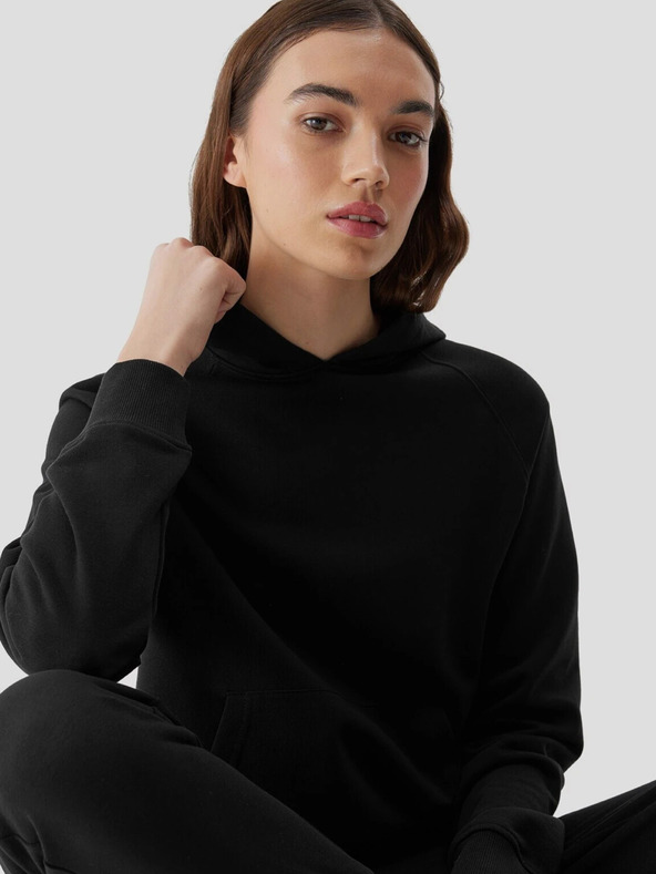 4F Ženska jopa s kapuco brez zadrge in kapuce 4F