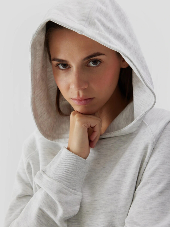 4F Ženska jopa s kapuco brez zadrge in kapuce 4F