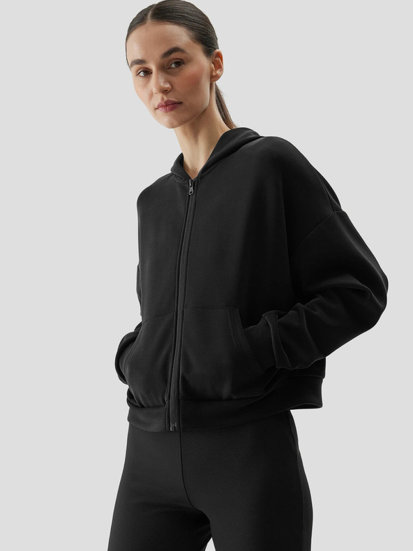 4F Ženska jopa brez zadrge z dodatkom modala 4F