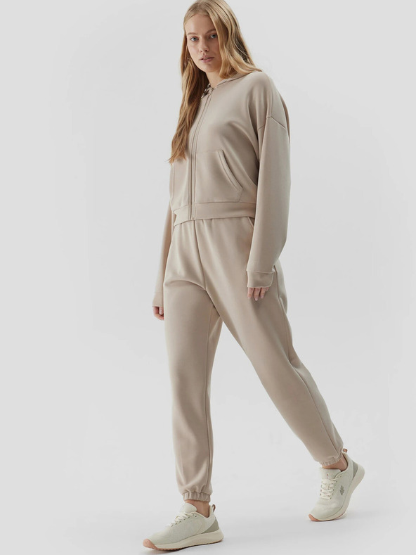 4F Ženska mikina s kapuco in zadrgo 4F