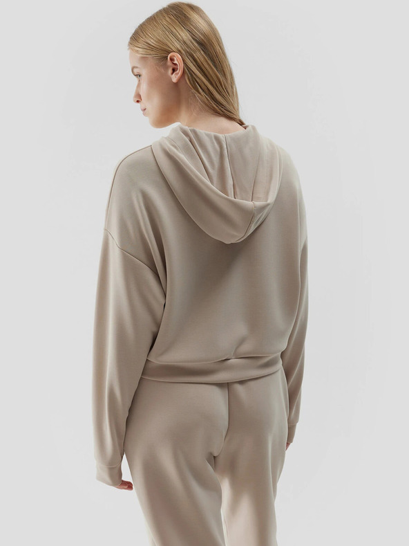 4F Ženska mikina s kapuco in zadrgo 4F