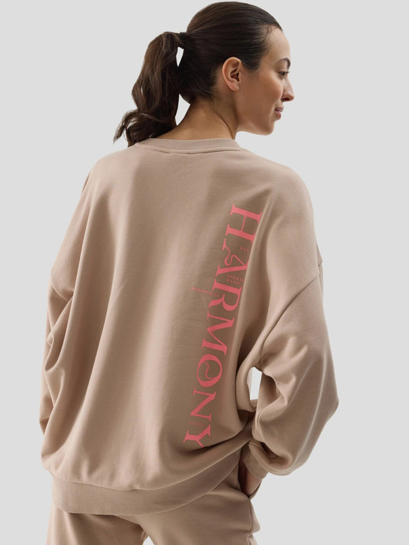 4F Ženska prevelika jopa z zadrgo in brez kapuce 4F