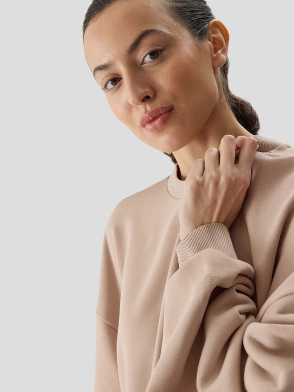 4F Ženska prevelika jopa z zadrgo in brez kapuce 4F