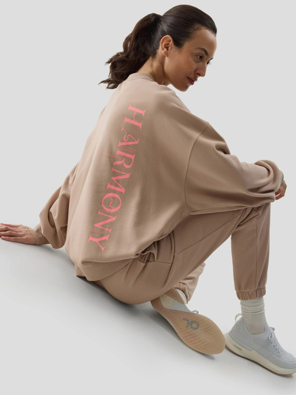 4F Ženska prevelika jopa z zadrgo in brez kapuce 4F