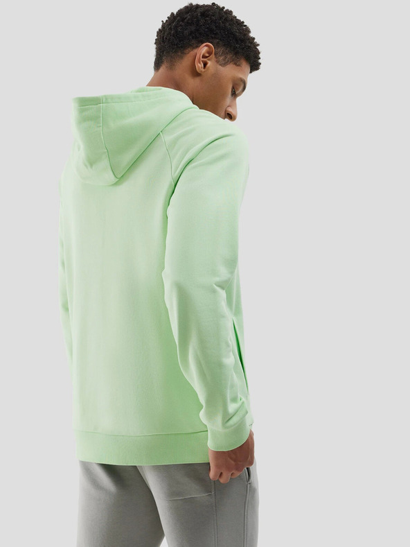 4F Moška jopa s kapuco iz organskega bombaža brez zadrge in kapuce 4F