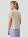 4F Ženska gladka majica iz organskega bombaža 4F
