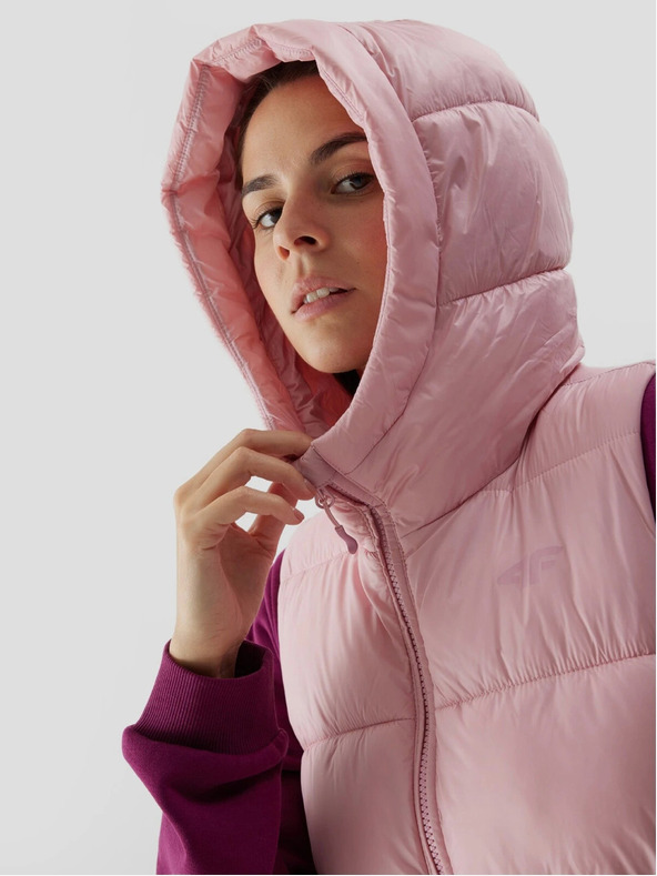 4F Ženski puhast telovnik s polnilom iz umetnega perja 4F